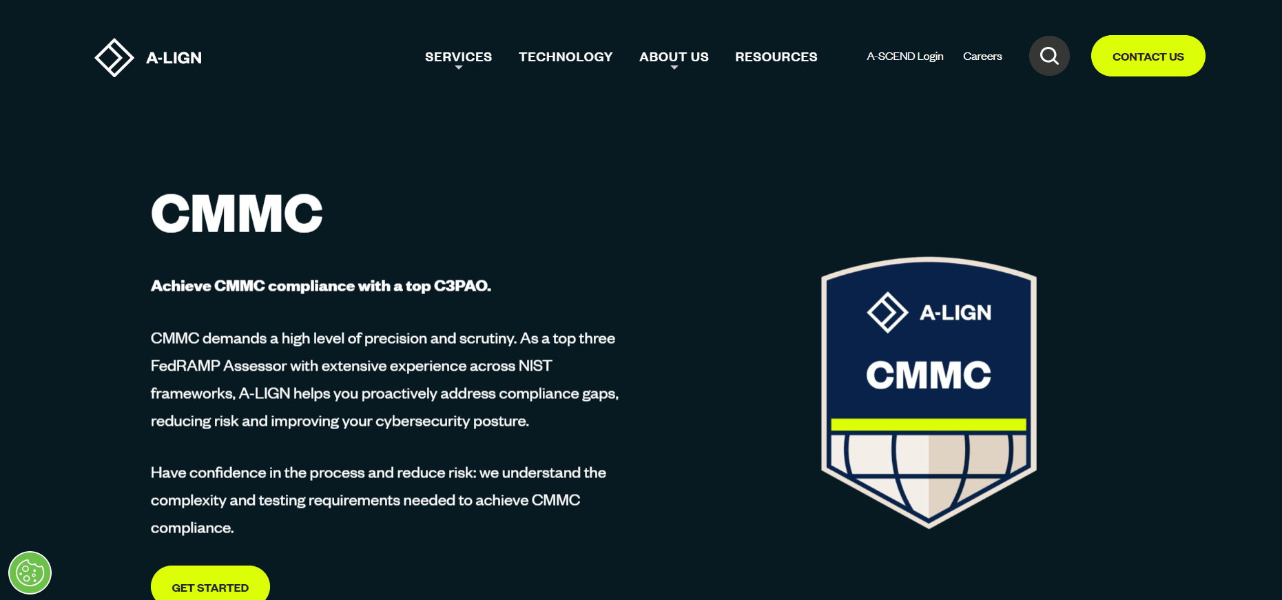 A-LIGN Website Screenshot