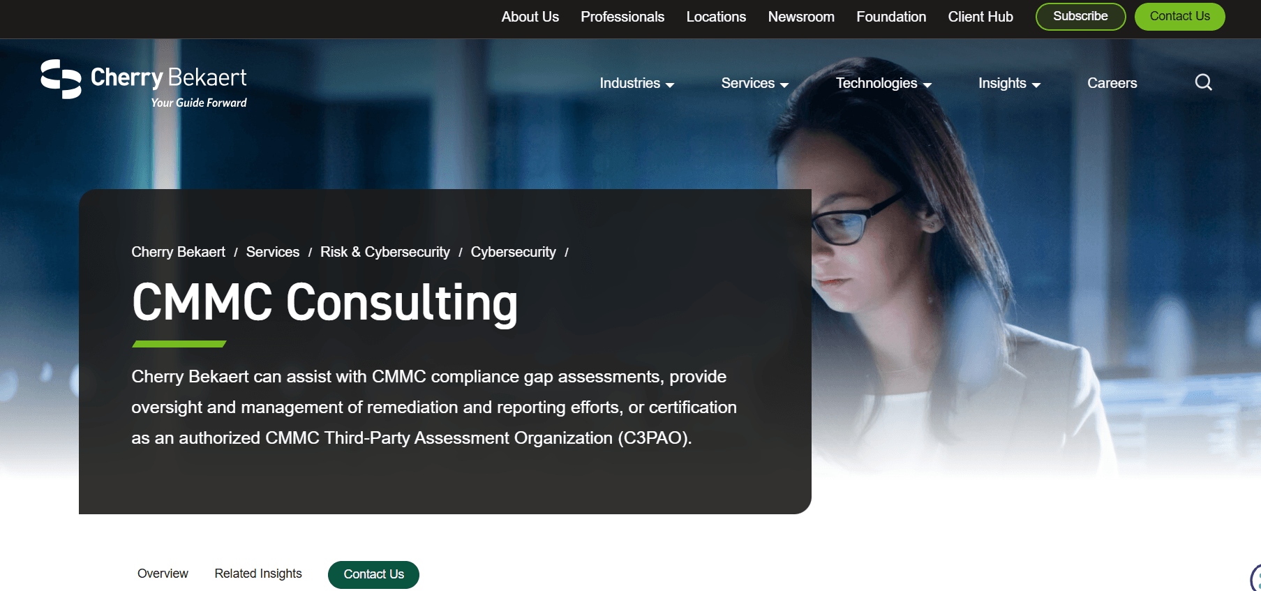 Cherry Bekaert Website Screenshot