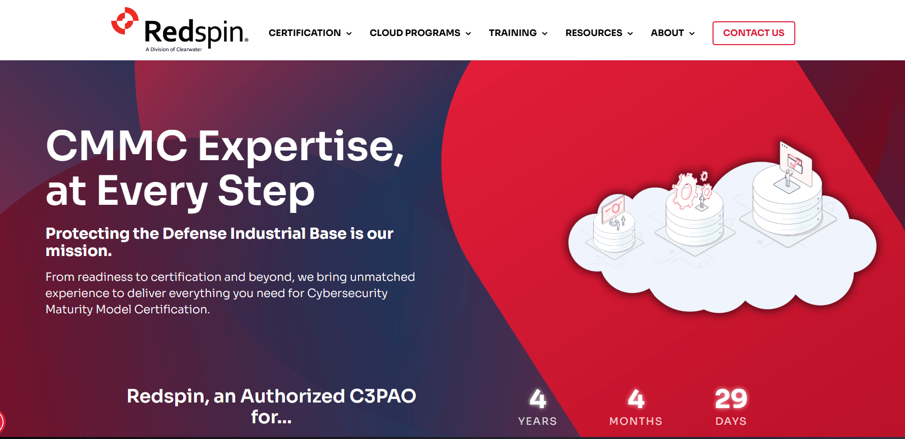 Redspin Website Screenshot