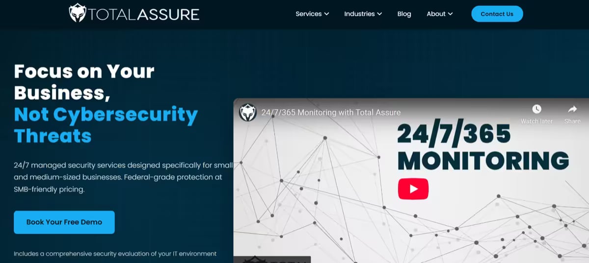Total Assure Website Screenshot