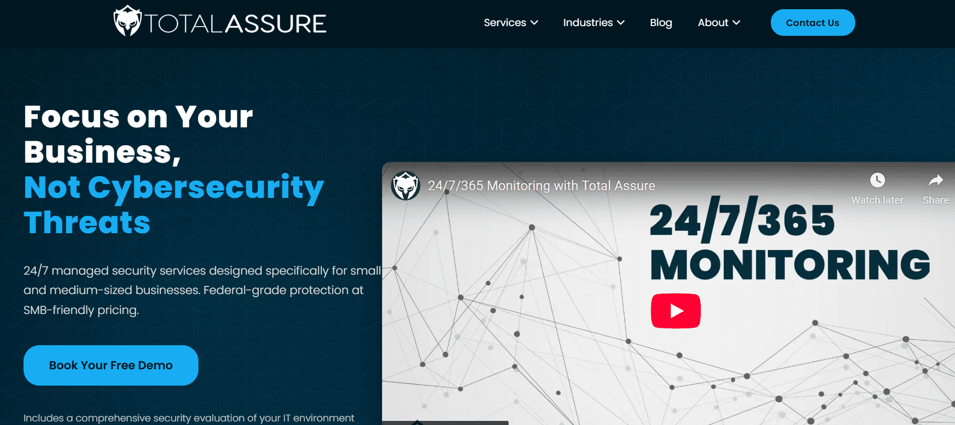 Total Assure Website Screenshot