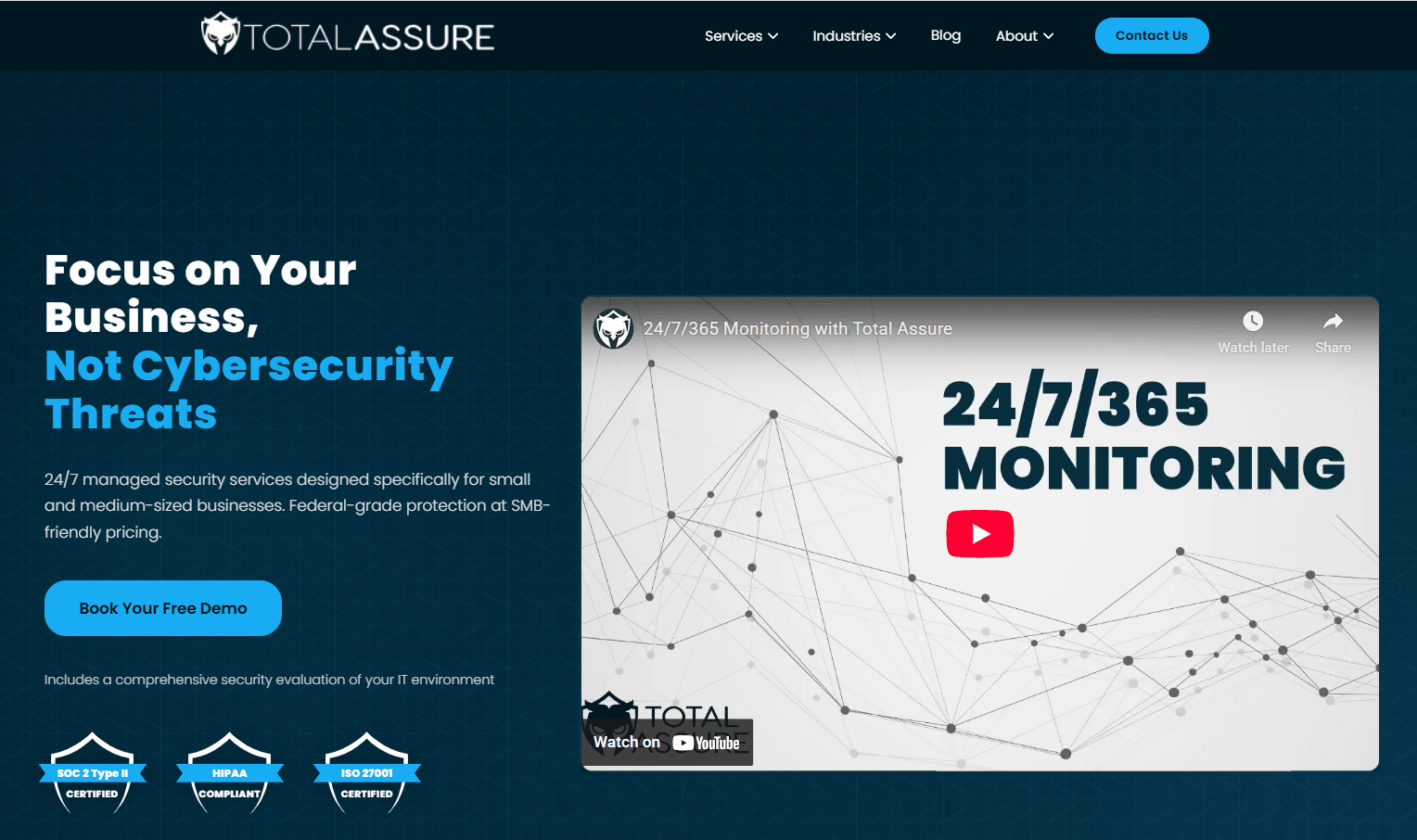 Total Assure Website Screenshot